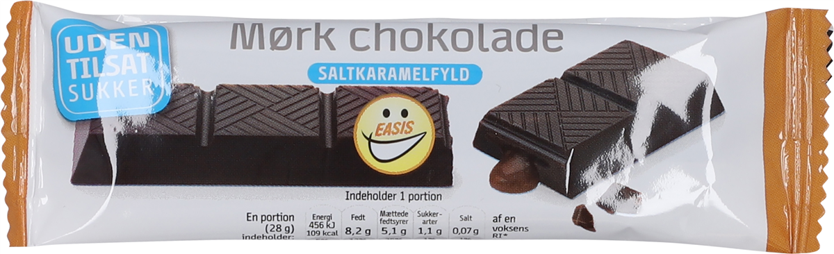 Easis Mørk Chokoladebar Saltkaramel