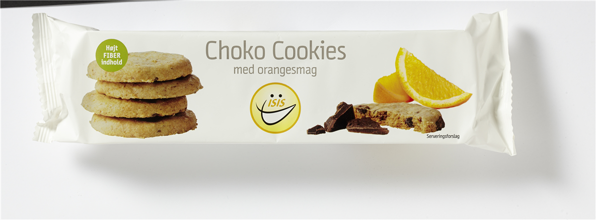 Isis choco cookies m/orang 66 g
