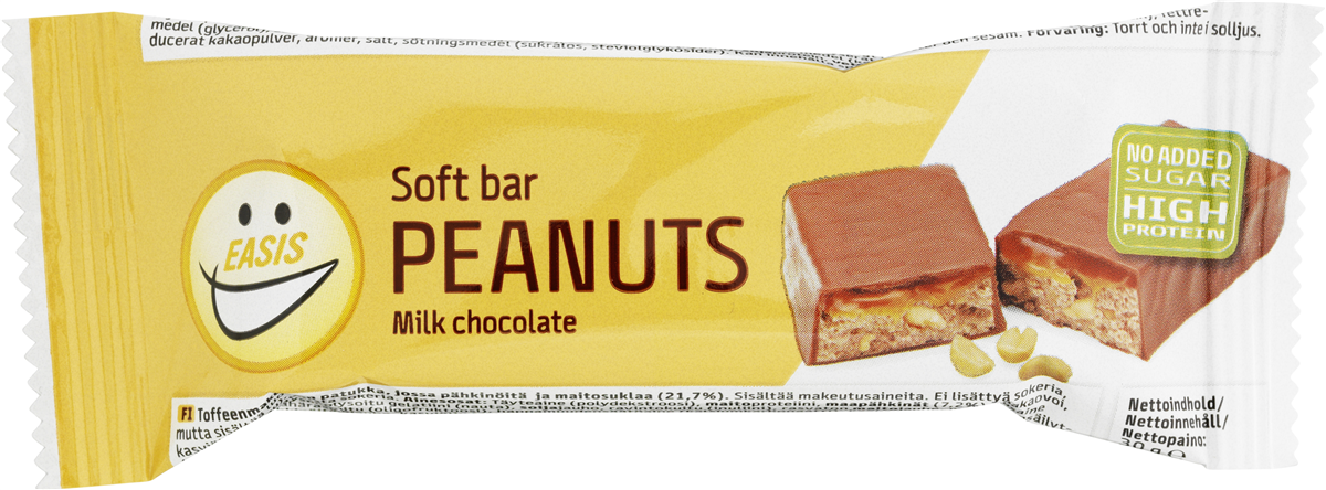 Easis Free Soft Peanut Bar 30 g