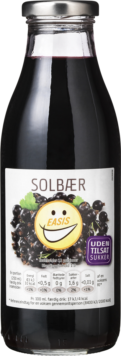 Easis solbærdrik uts 500 ml