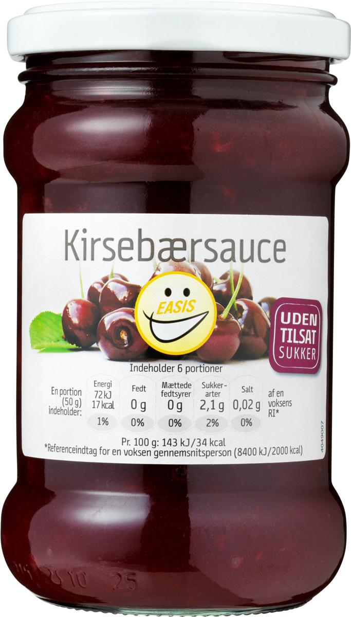 Easis kirsebærsauce 300 g