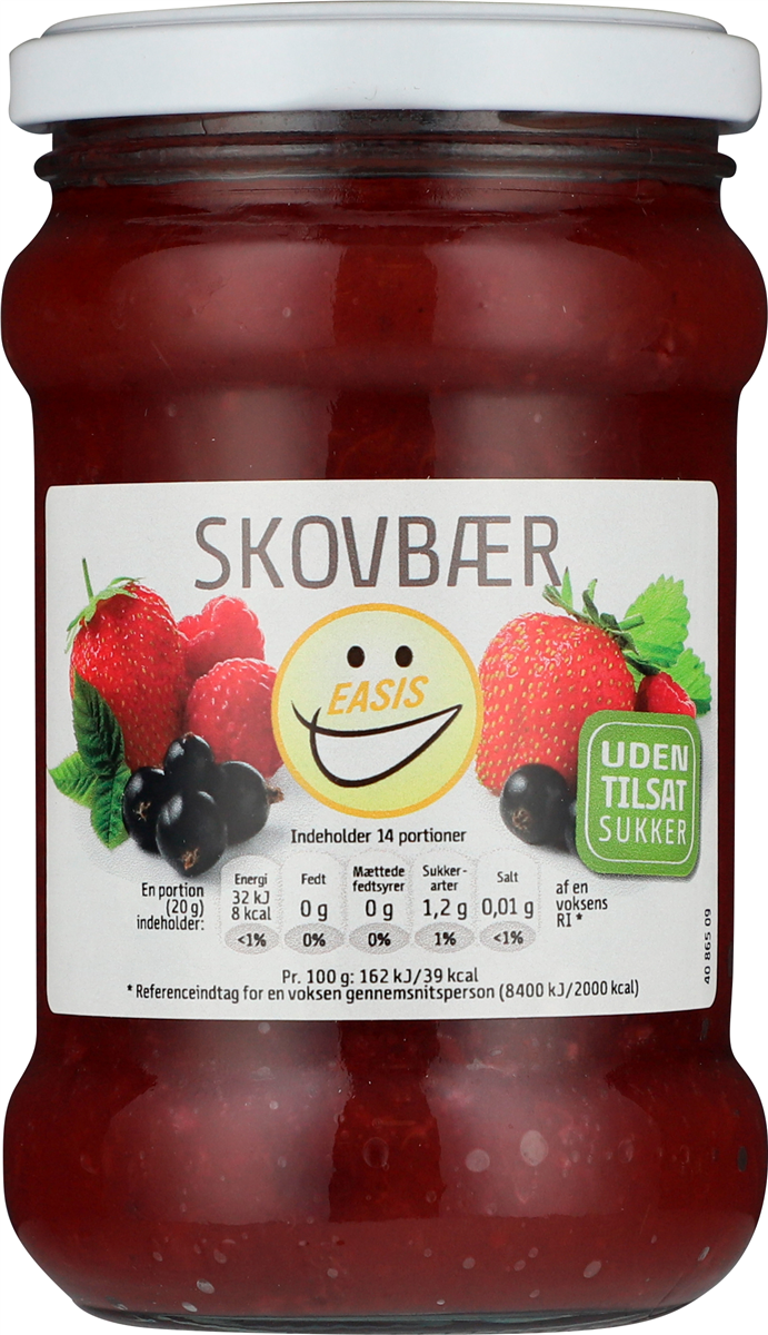 Easis marmelade skovbær 285 g