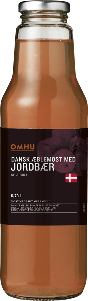Ørskov Æblemost med Jordbær