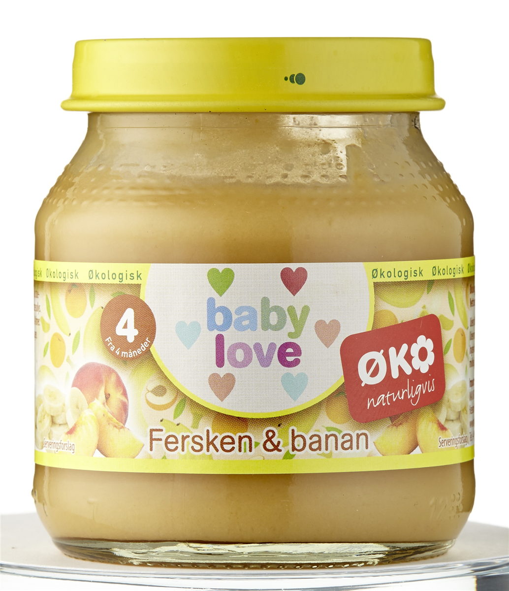 Babymos øko fers/ban 4 mdr 190 g