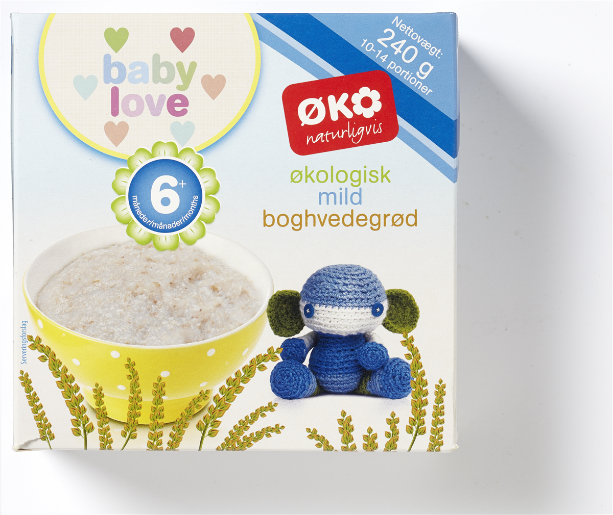 Babygrød øko boghvede 6 mdr 190 g