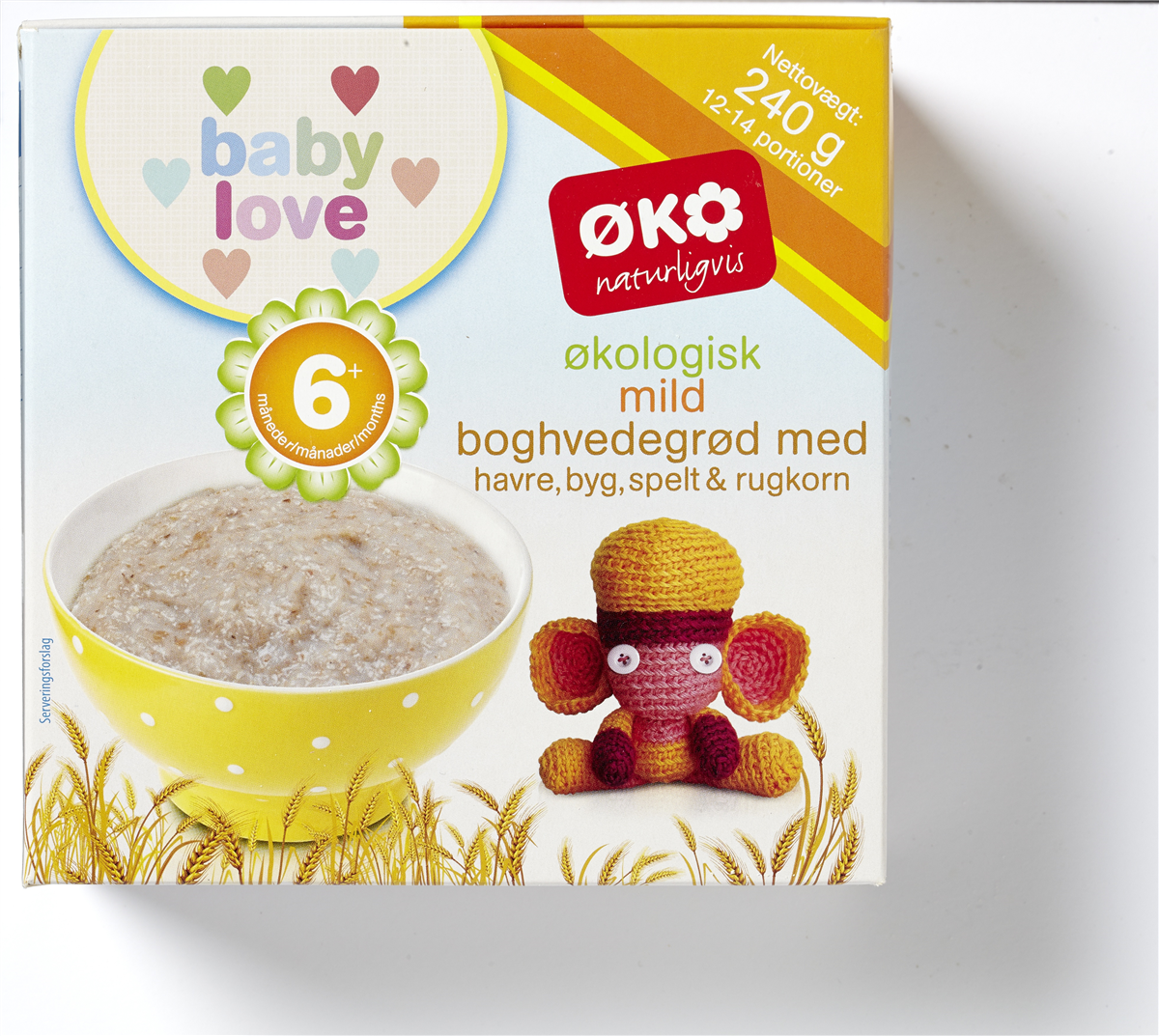 Babygrød øko flerkorn 6 mdr 400 g
