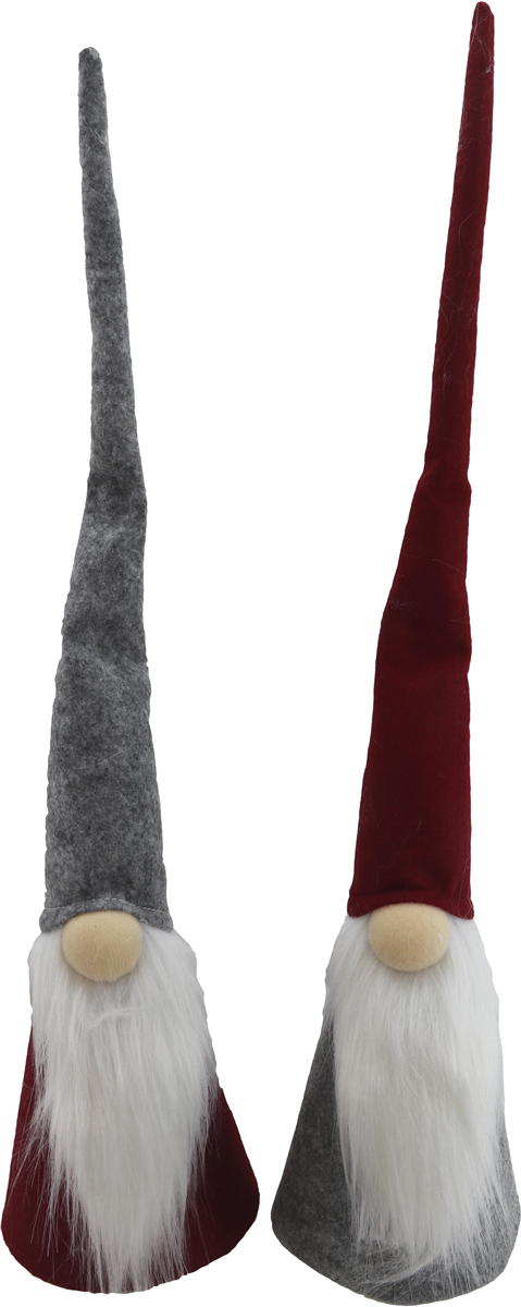 Gnome med LED i næsen 50 cm