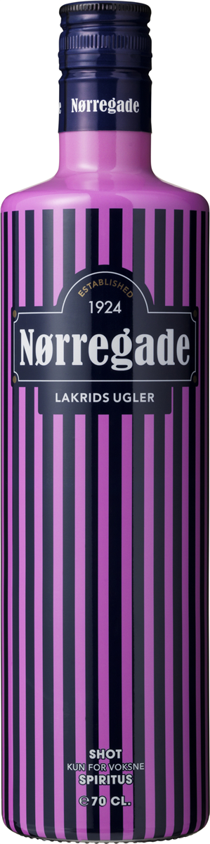 Nørregade lakrids ugler 700 ml