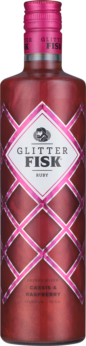 Glitter Fisk Ruby 15%