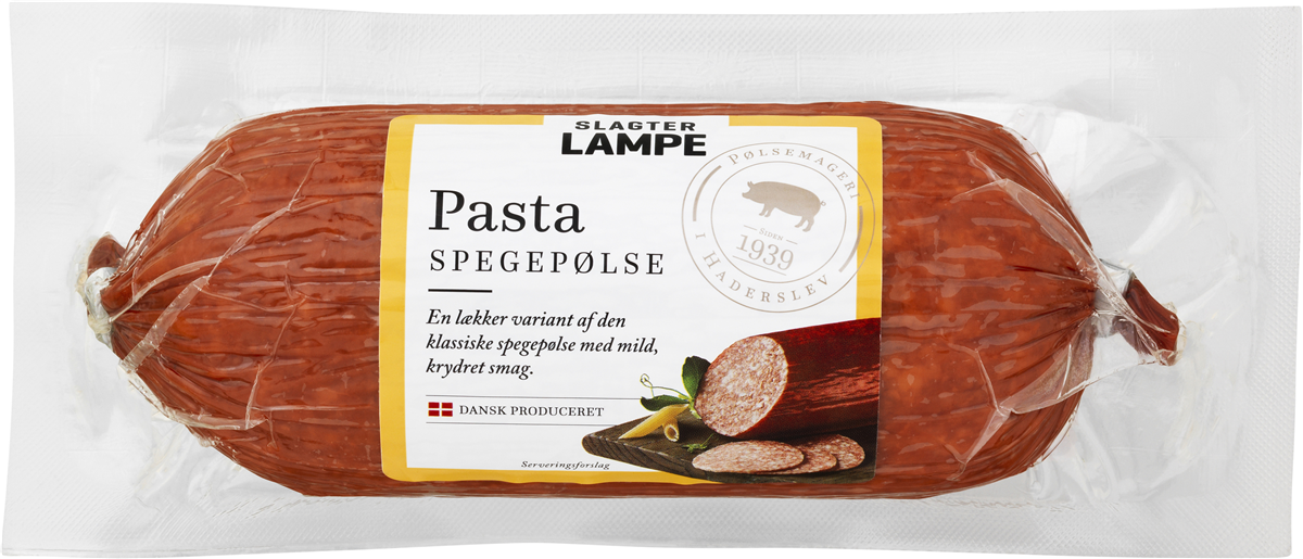 Pasta spegepølser