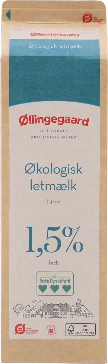 Øllingegaard Letmælk Øko