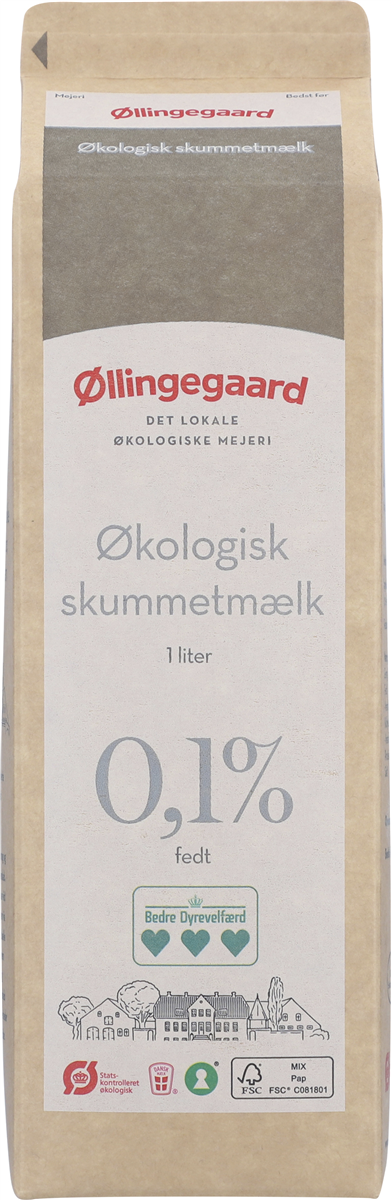 Øllingegaard Skummetmælk Øko
