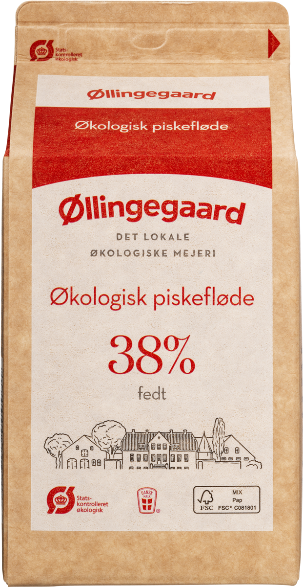 Økologisk Øllingegaard piskefløde øko 500 ml