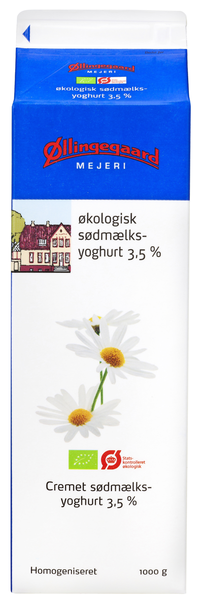 Øllingegaard Ølli sødm.yog nat 3,5% øko 1000 ml