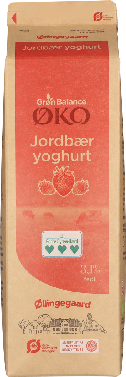 Gb/Øg Yoghurt Jordbær Øko