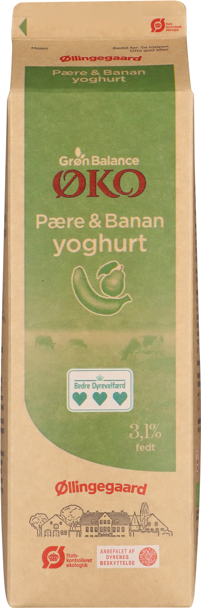 Gb/Øg Yoghurt Pære-Banan Økologisk