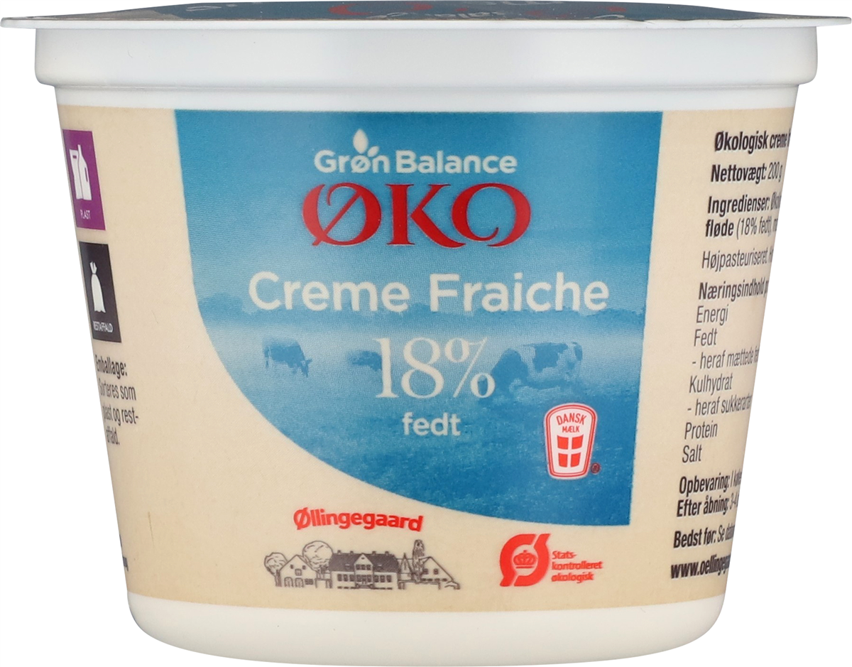 Naturmælk Creme Fraiche 18% Øko