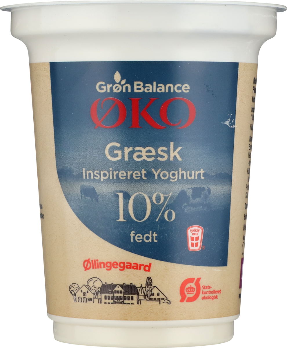 Gb/Øg Græsk Yoghurt 10% Økologisk