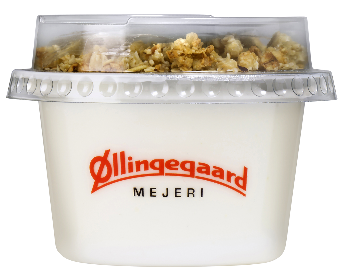 Øllingegaard Yoghurt naturel/musli øko 186 g