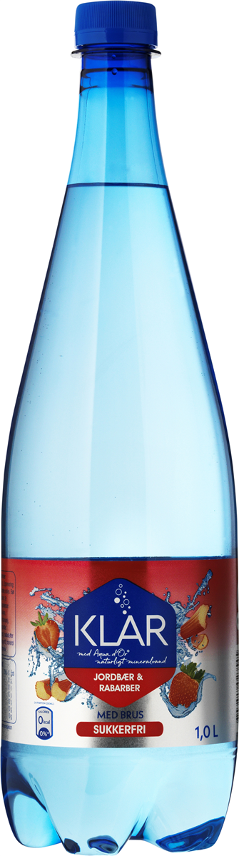 Aqua Klar Jordbær Rabarber