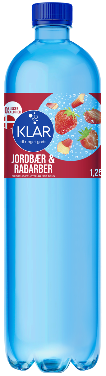 Aqua Klar Jordbær Rabarber