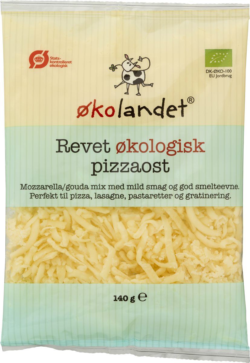 Økolandet Pizzaost Revet Øko