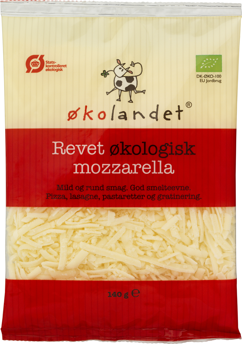 Økolandet Mozzarella revet økologisk