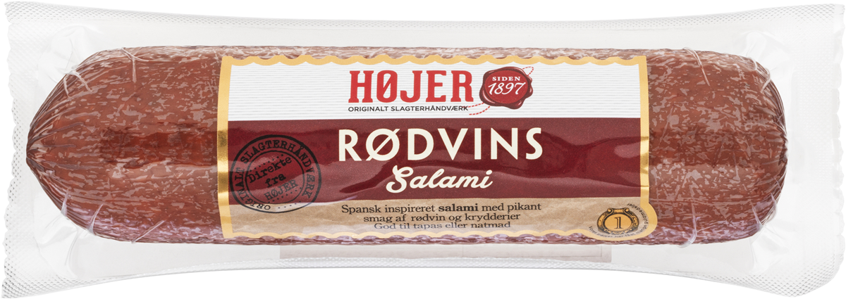 Rødvins Salami