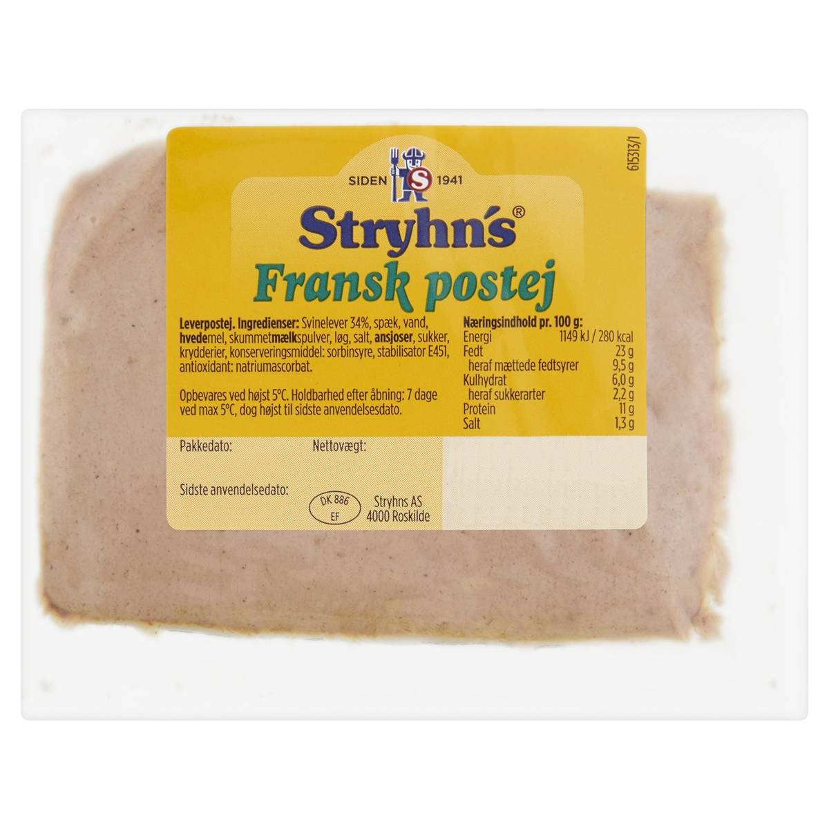 Stryhns Fransk leverpostej 200 g