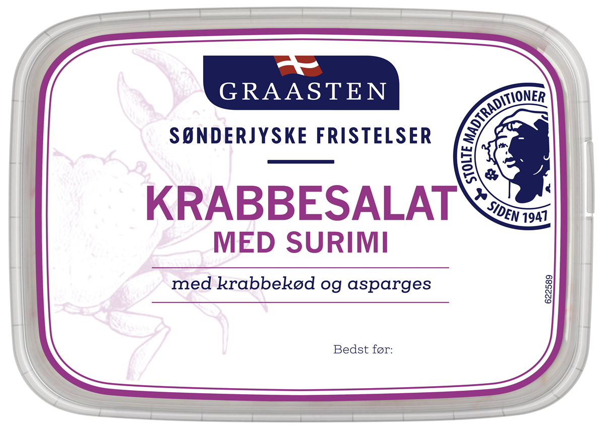 M/SURIMI, SØNDERJYSKE FRISTELSER Sdr.J. Frist. krabbesalat 150 g
