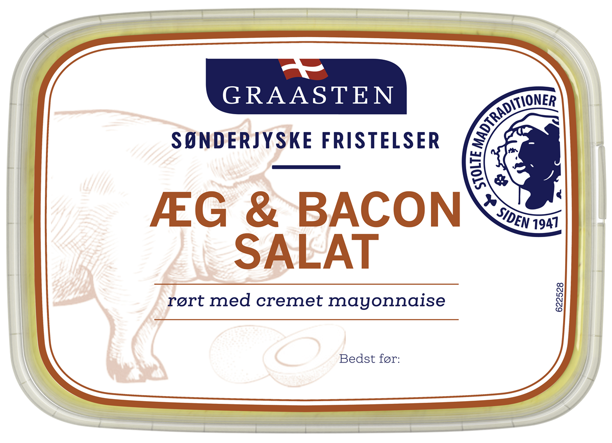 Sdr J frist æg bacon salat 140 g