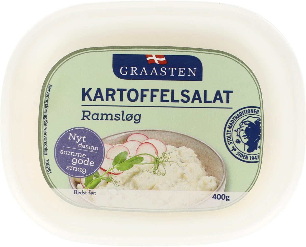 SF kartoffelsalat med ramsløg