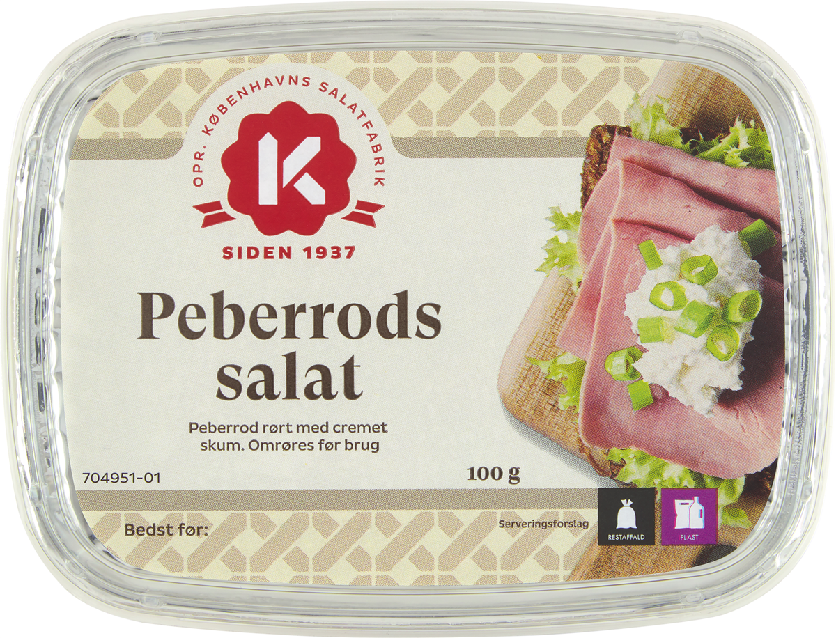 K-Salat Peberrodssalat, 100 Gram