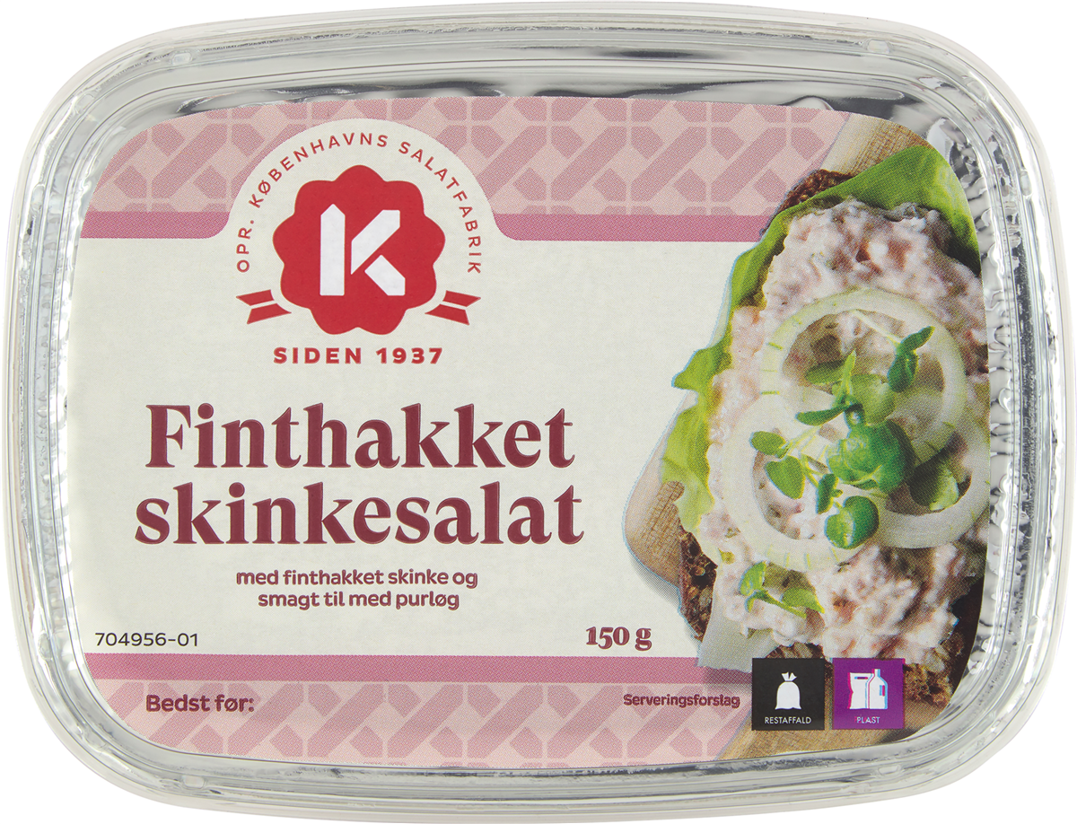 K-Salat, Finthakket skinkesalat