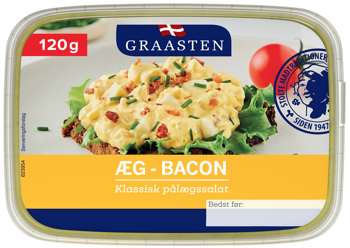 Graasten æg & baconsalat 120 g