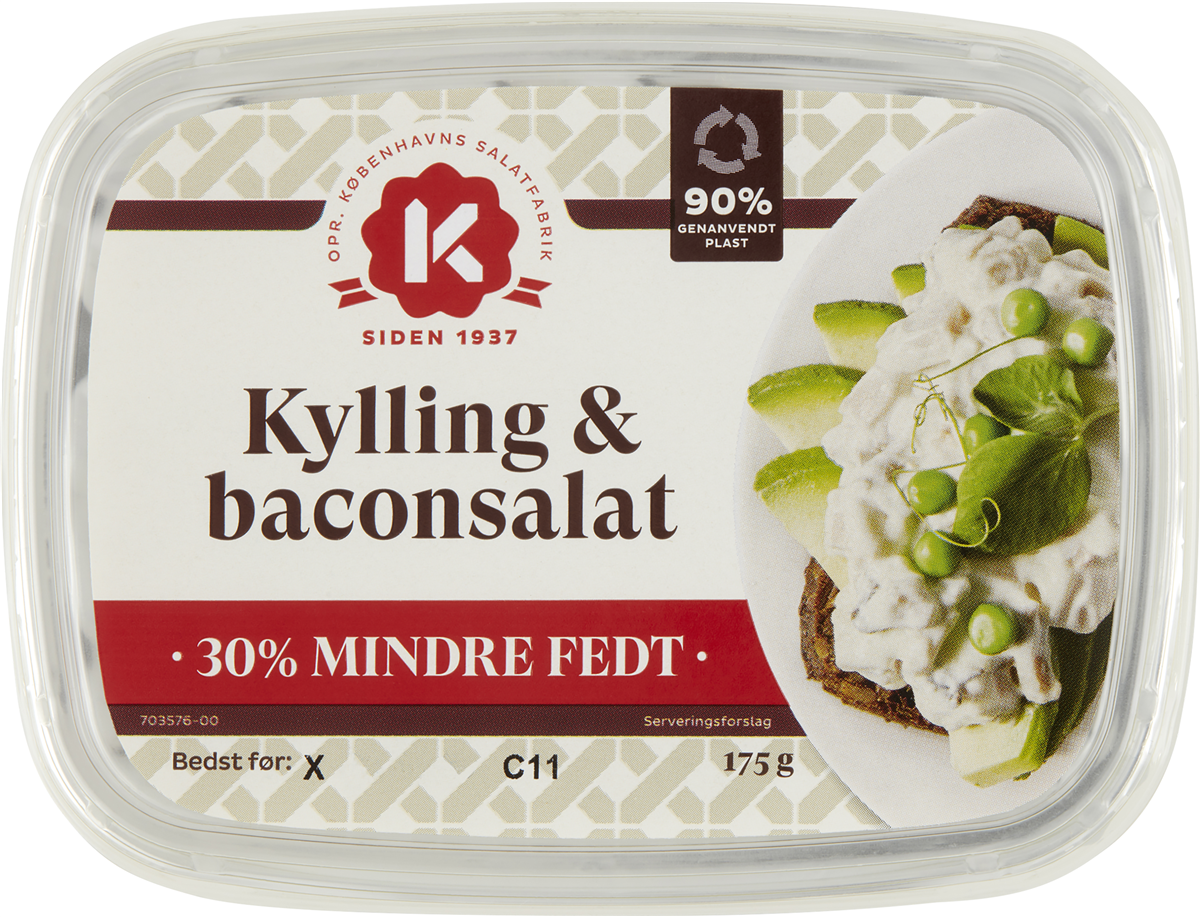 K-Salat kyll med bacon 30% 150 g