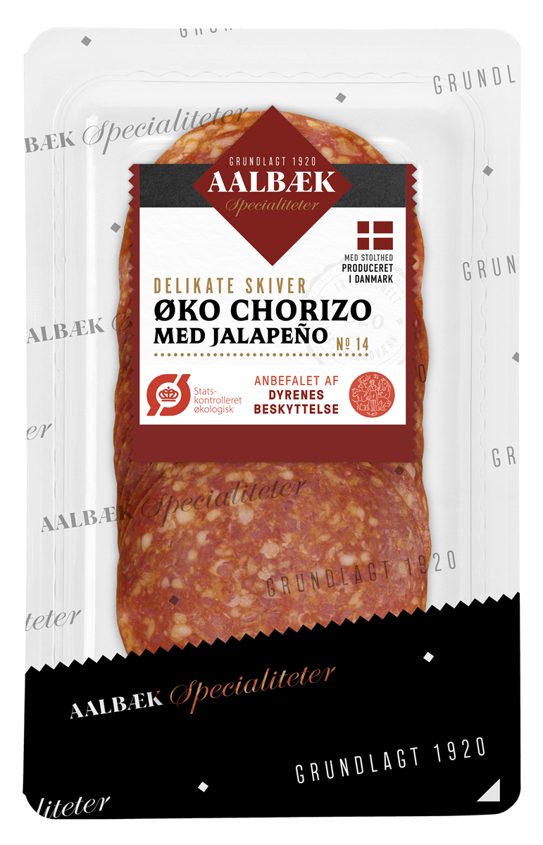 Aalbæk Chorizo Jalapeno Øko 60 g