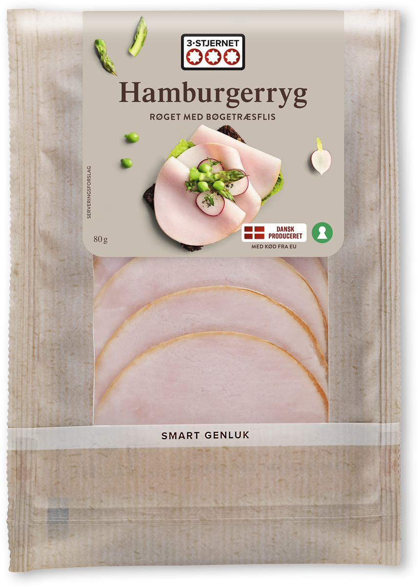 3-Stjernet 3-Stj hamburgerryg 80 g