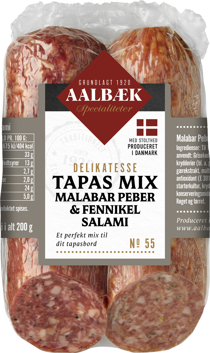 Aalbæk Tapas Mix Malabar & Fennikel