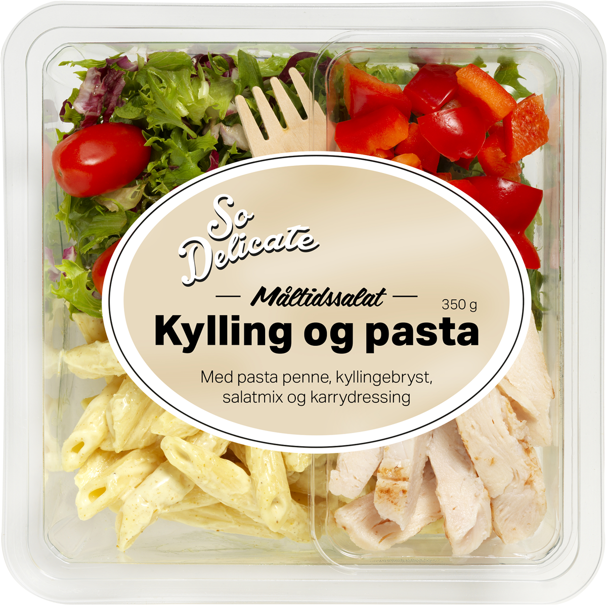 Måltidssalat m/kylling 350 g