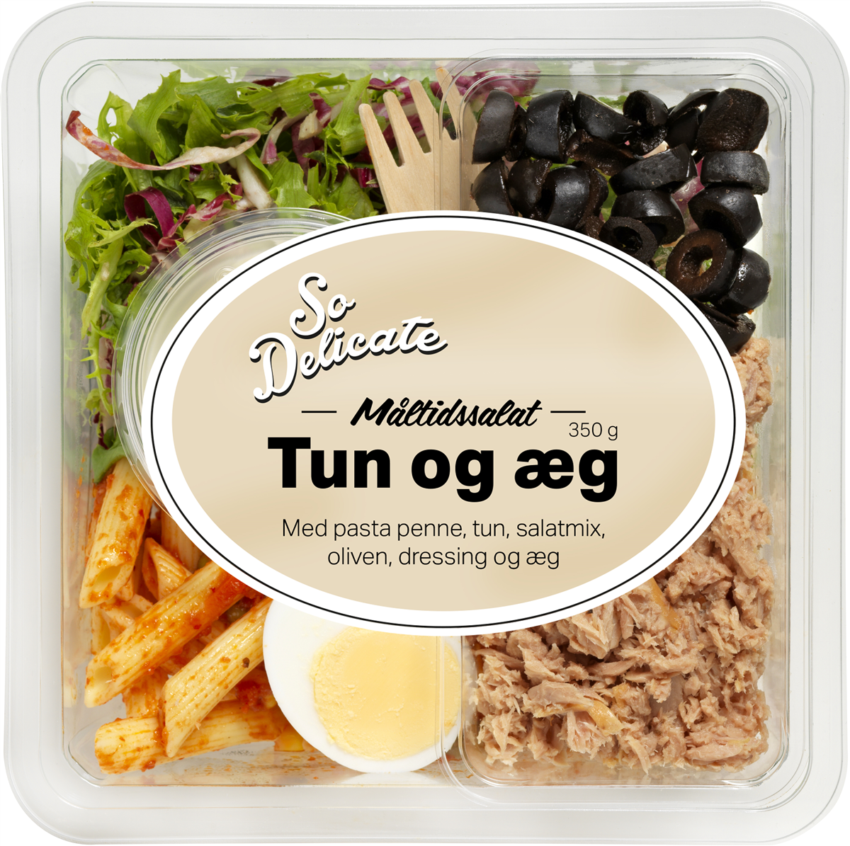 Måltidssalat m/tun og æg 300 g