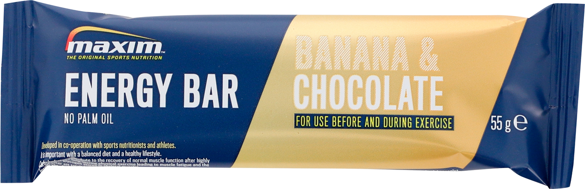 Maxim energy bar banan/cho 55 g