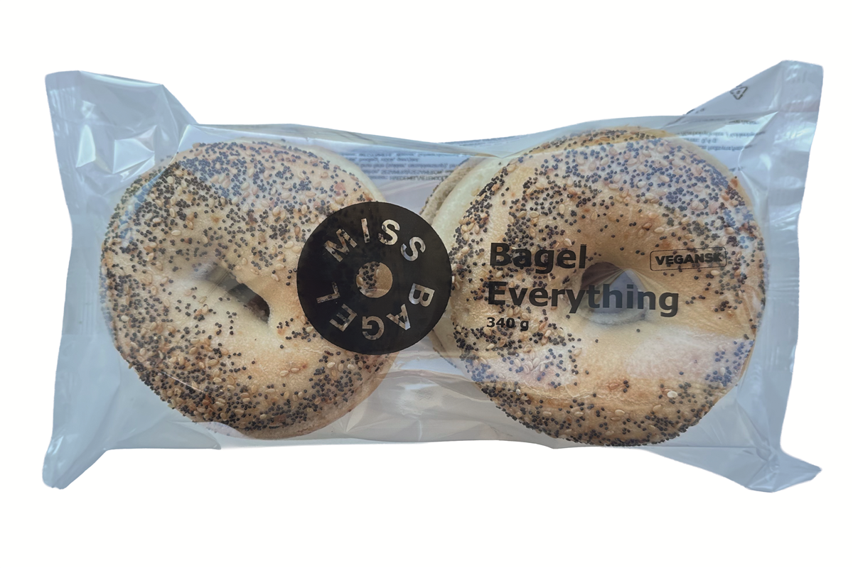 Bagel everything 4-pak 340 g