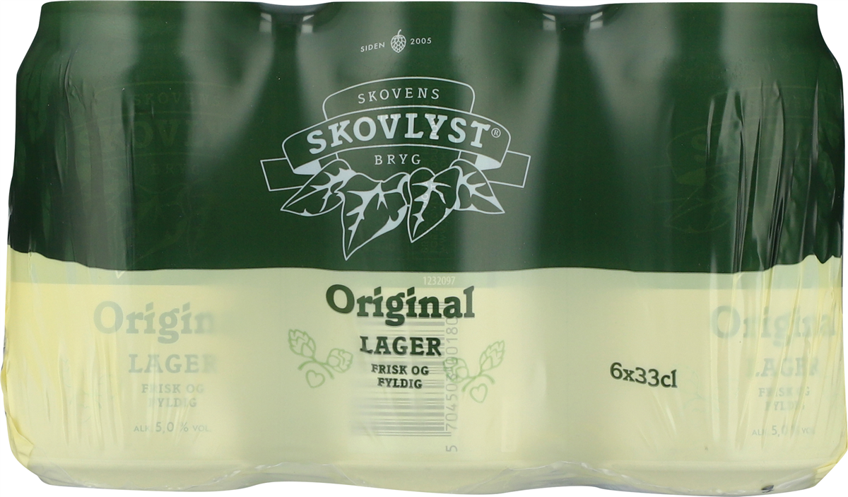 Skovlyst org. lager 6 pk 6 stk.