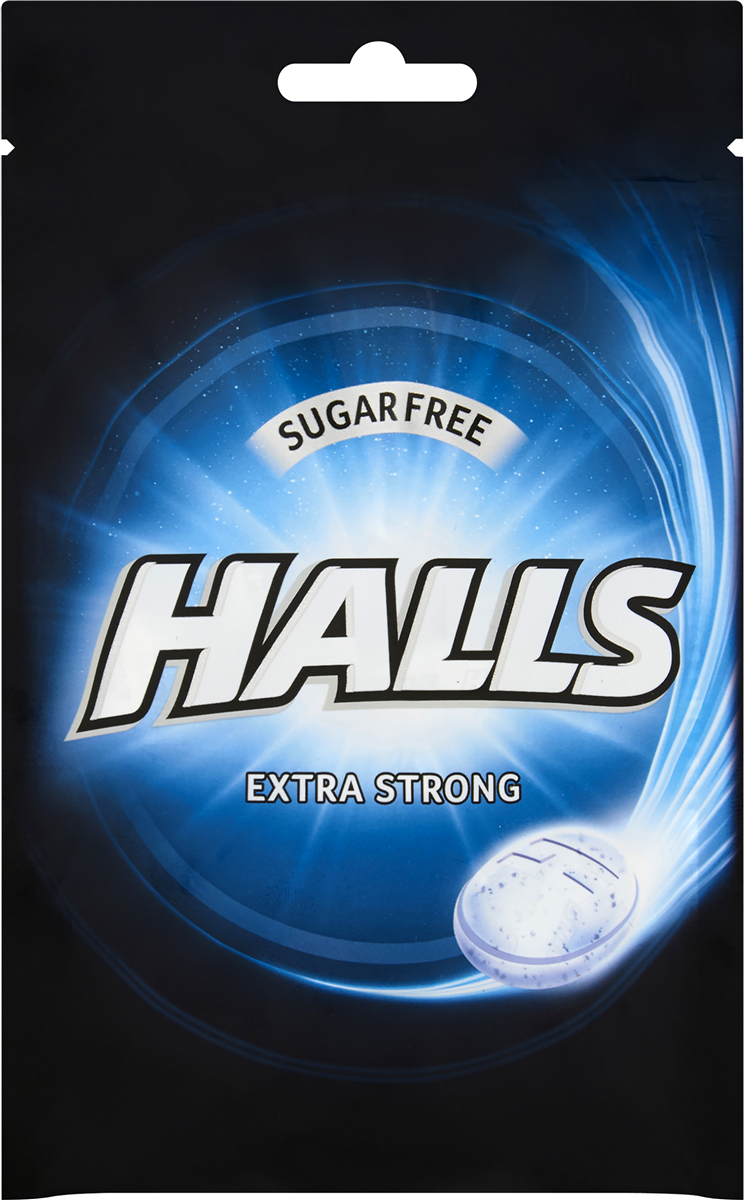 Mintpastiller Extra Strong Sukkerfri, Halls