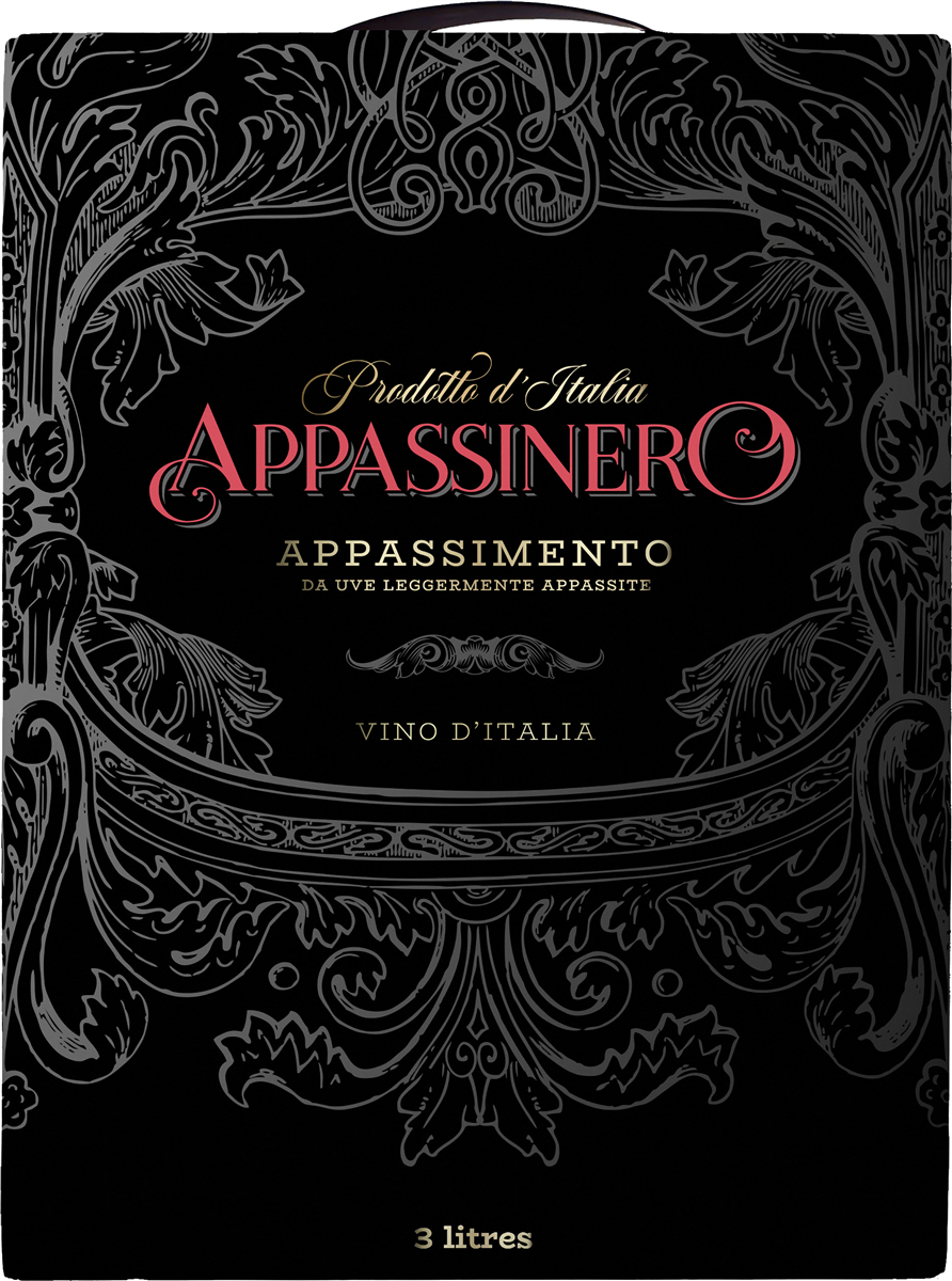 Appassinero Rødvin Bag in Box 14,5%