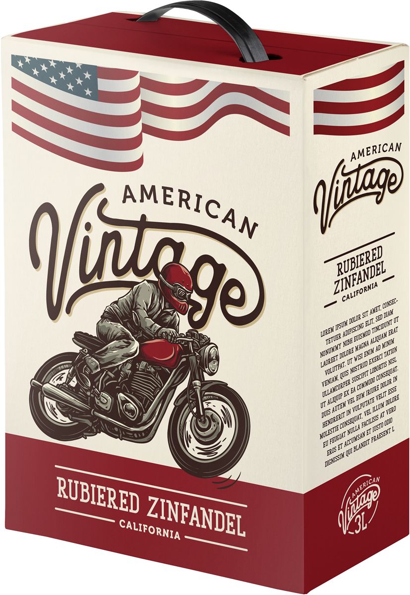 American Vintage Bib Rødvin