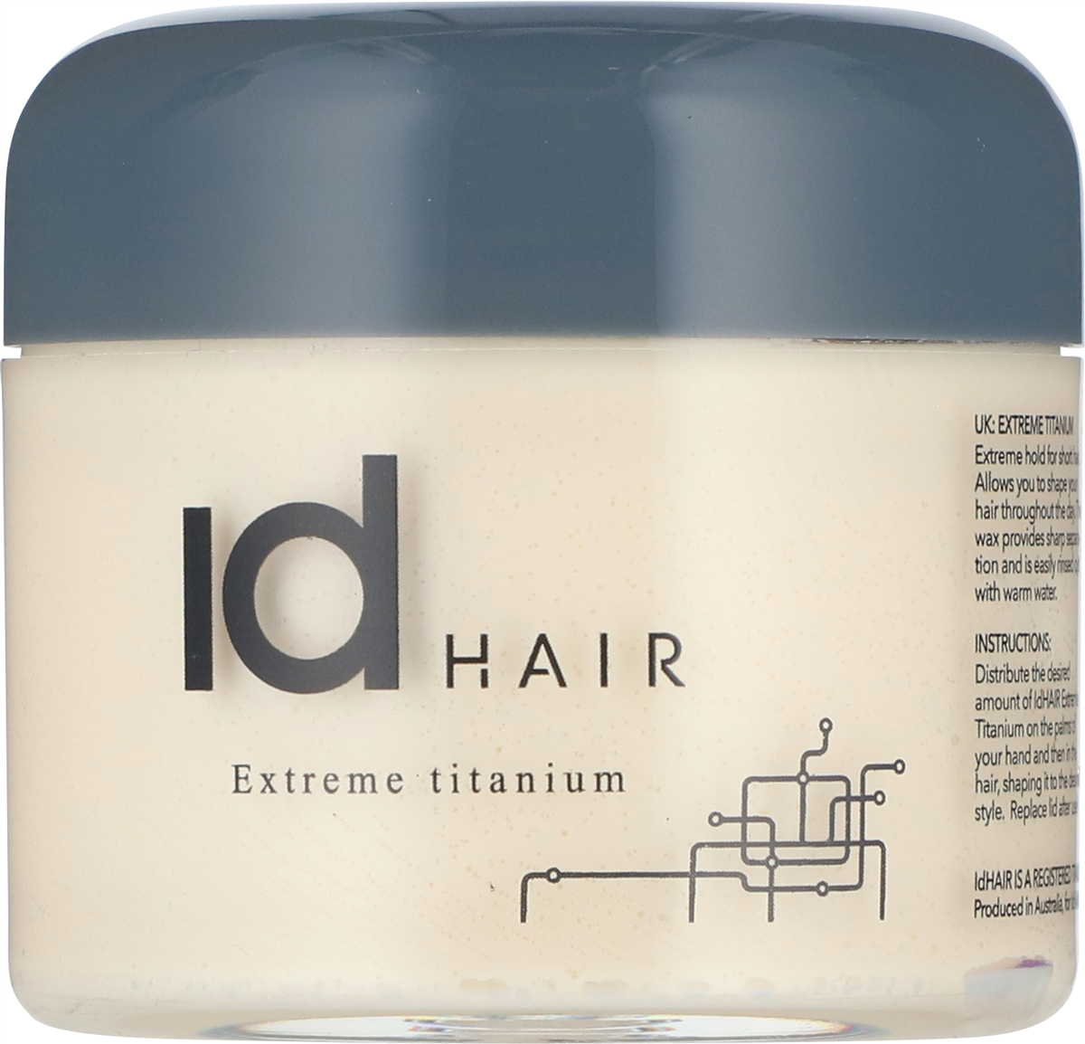 Id Hair Extreme Titanium hårvoks 100 ml