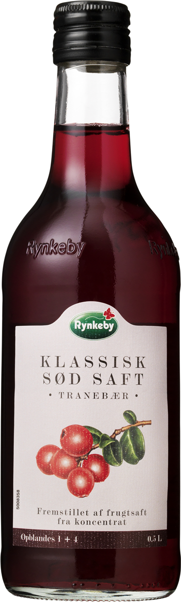 Rynkeby tranebærsaft 1000 ml