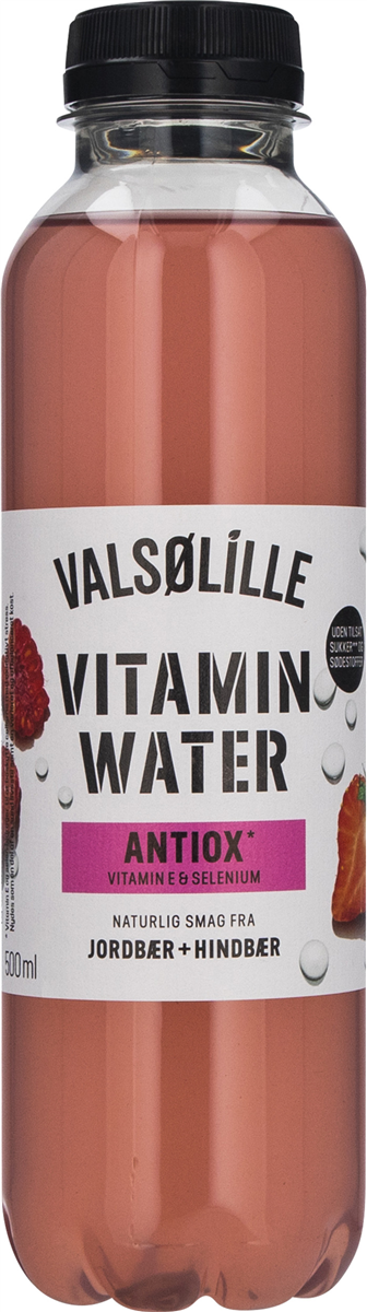 Valsø vitamin jord+hindbær 500 ml